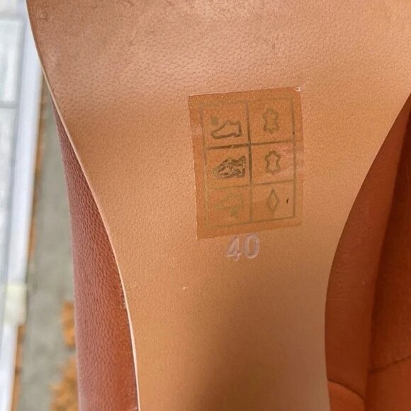 See By Chloe chestnut Leather Ankle Length Boots Size 40/9.5 - Picture 7 of 12